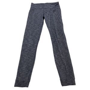 Athleta Girl School Day Ribbed Tight Leggings XL/14 Gray Stretch